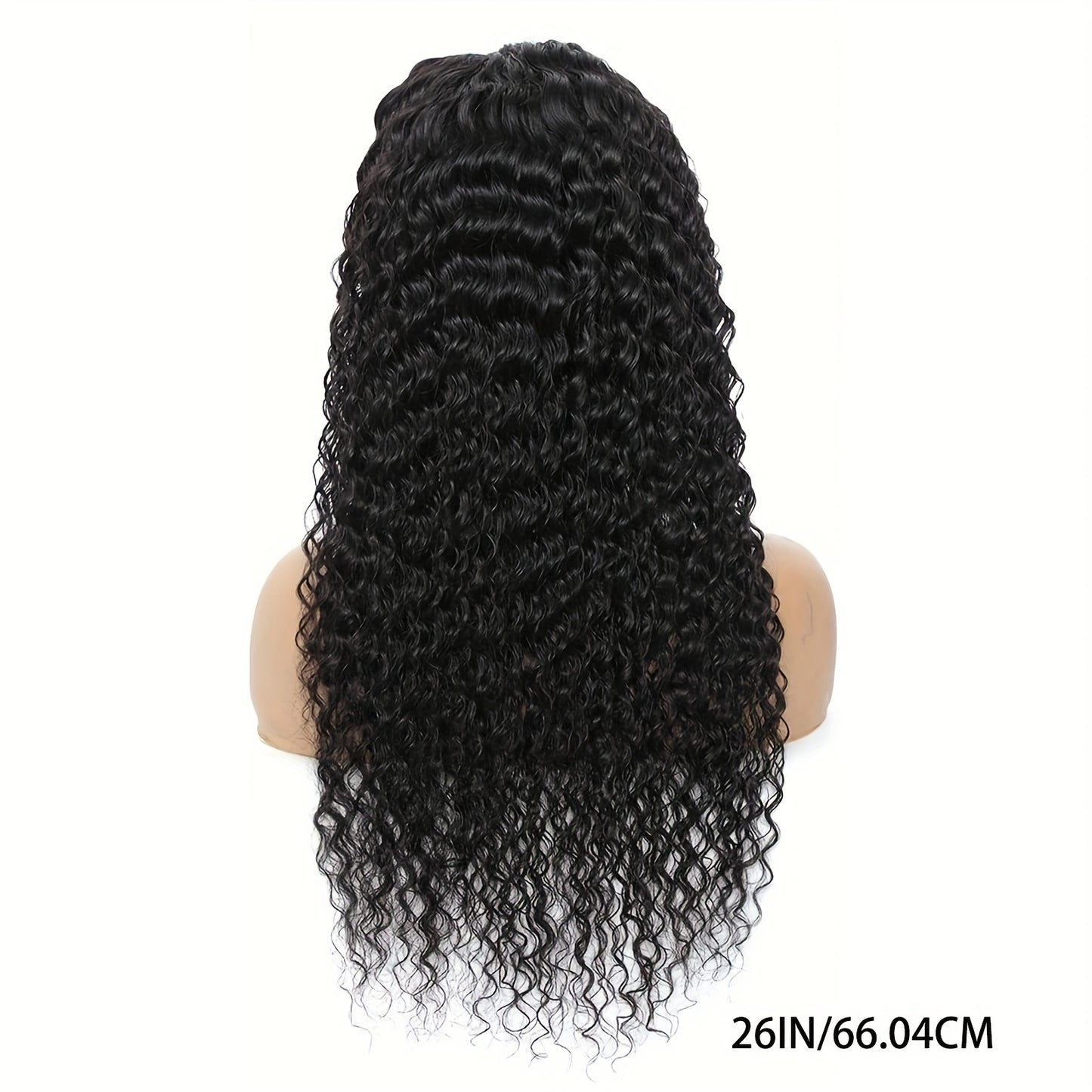 200% Density 13x6 Deep Wave Lace Front Wigs Human Hair 13x6 HD Lace Deep Curly Glueless Frontal Wigs Human Hair Pre Plucked For Women