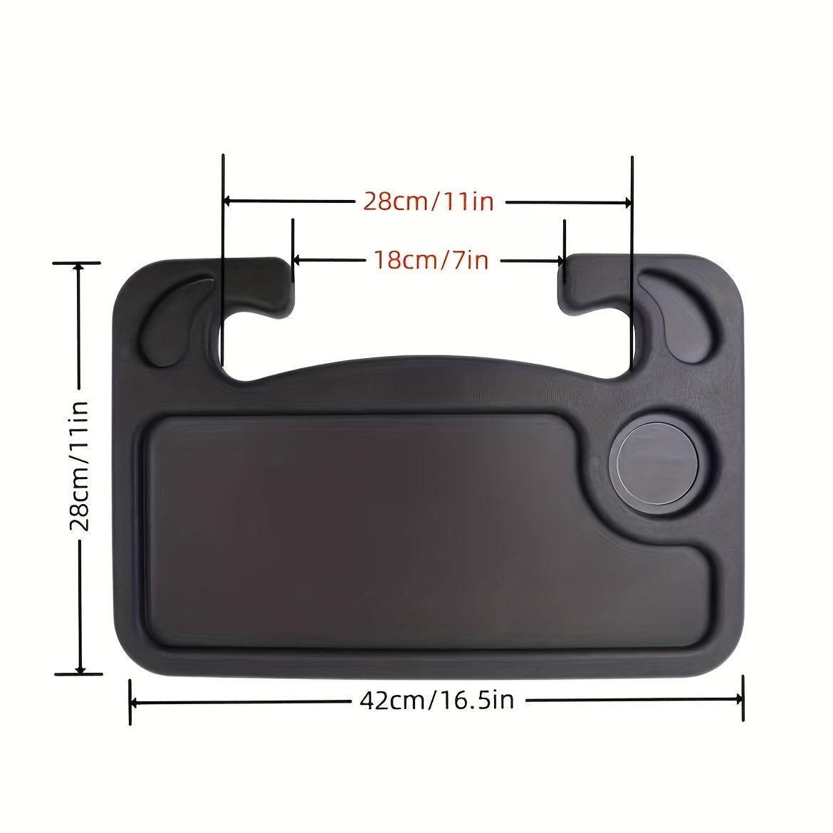 Premium Multifunction Car Steering Wheel Tray - Versatile Portable Table for Eating, Working & Storing - Perfect Workstation on Wheels, Fits Most Cars