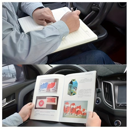 Premium Multifunction Car Steering Wheel Tray - Versatile Portable Table for Eating, Working & Storing - Perfect Workstation on Wheels, Fits Most Cars