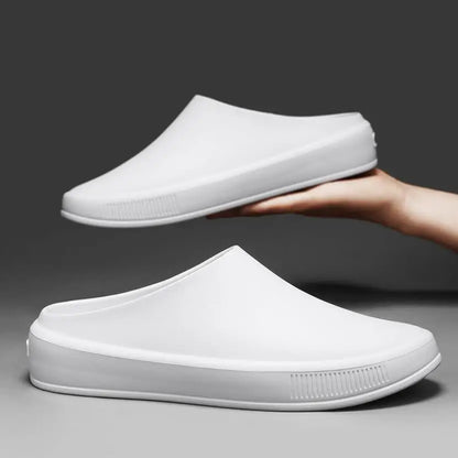 Classic Men's Solid EVA Summer Slippers High Quality Mens Casual Waterproof Shoes Men Slip-on Outdoor Slipper Man Beach Slides