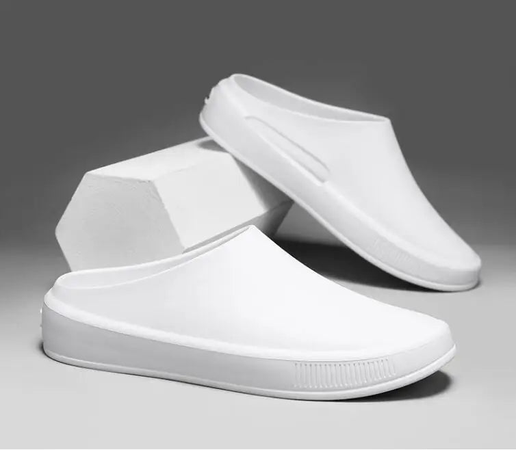 Classic Men's Solid EVA Summer Slippers High Quality Mens Casual Waterproof Shoes Men Slip-on Outdoor Slipper Man Beach Slides