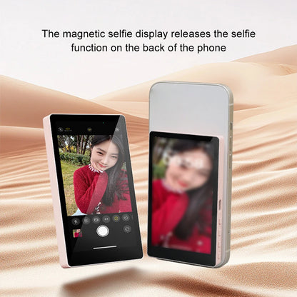 Smartphone Wireless Magnetic Monitor Screen For Smartphone Magsafe Vlog Live Stream Video Recording for iPhone Android phone