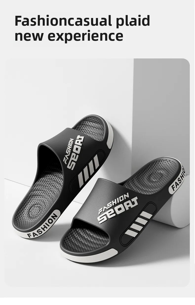 Summer Fashion Slippers For Men Sport Outdoor Sandals Bathroom Non-skid Indoor And Home Sandals For Women Couple Lovers Shoes