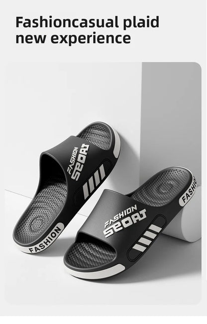 Summer Fashion Slippers For Men Sport Outdoor Sandals Bathroom Non-skid Indoor And Home Sandals For Women Couple Lovers Shoes