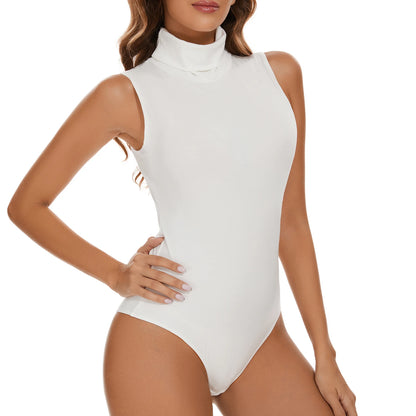 Sleeveless High Neck Bodysuit New Women's Sexy Skinny Jumpsuit Butt Lifter Smooth Body Shaper Belly Corset Female Clothing