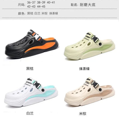 Men Summer Massage Slippers Outdoor Beach Sandals Women Soft Clogs Garden Bottom Indoor Flip Flops Male Sandals Casual Shoes
