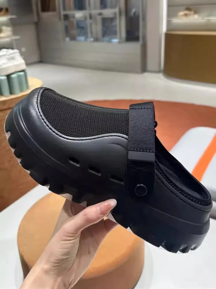 Comfortable Men Pool Sandals Summer Outdoor Beach Shoes Men Slip on Garden Clogs Casual Water Shower Slippers Unisex Zapatos