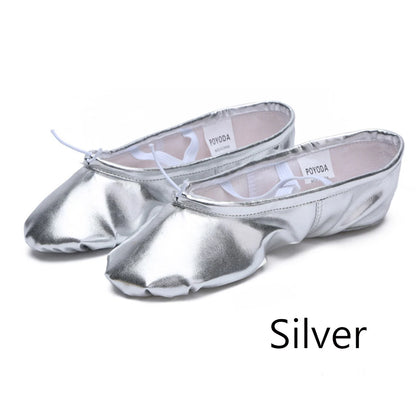 Princess Shining Girls Ballet Shoes Soft Sole Ballet Dance Slippers Ladies Ballerina Ballet Shoes Women Gymnastics Dance Shoes