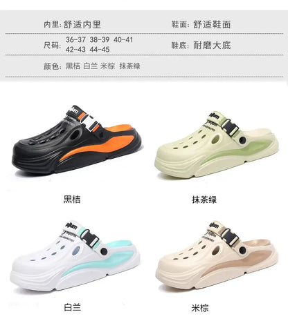 Men Summer Massage Slippers Outdoor Beach Sandals Women Soft Clogs Garden Bottom Indoor Flip Flops Male Sandals Casual Shoes