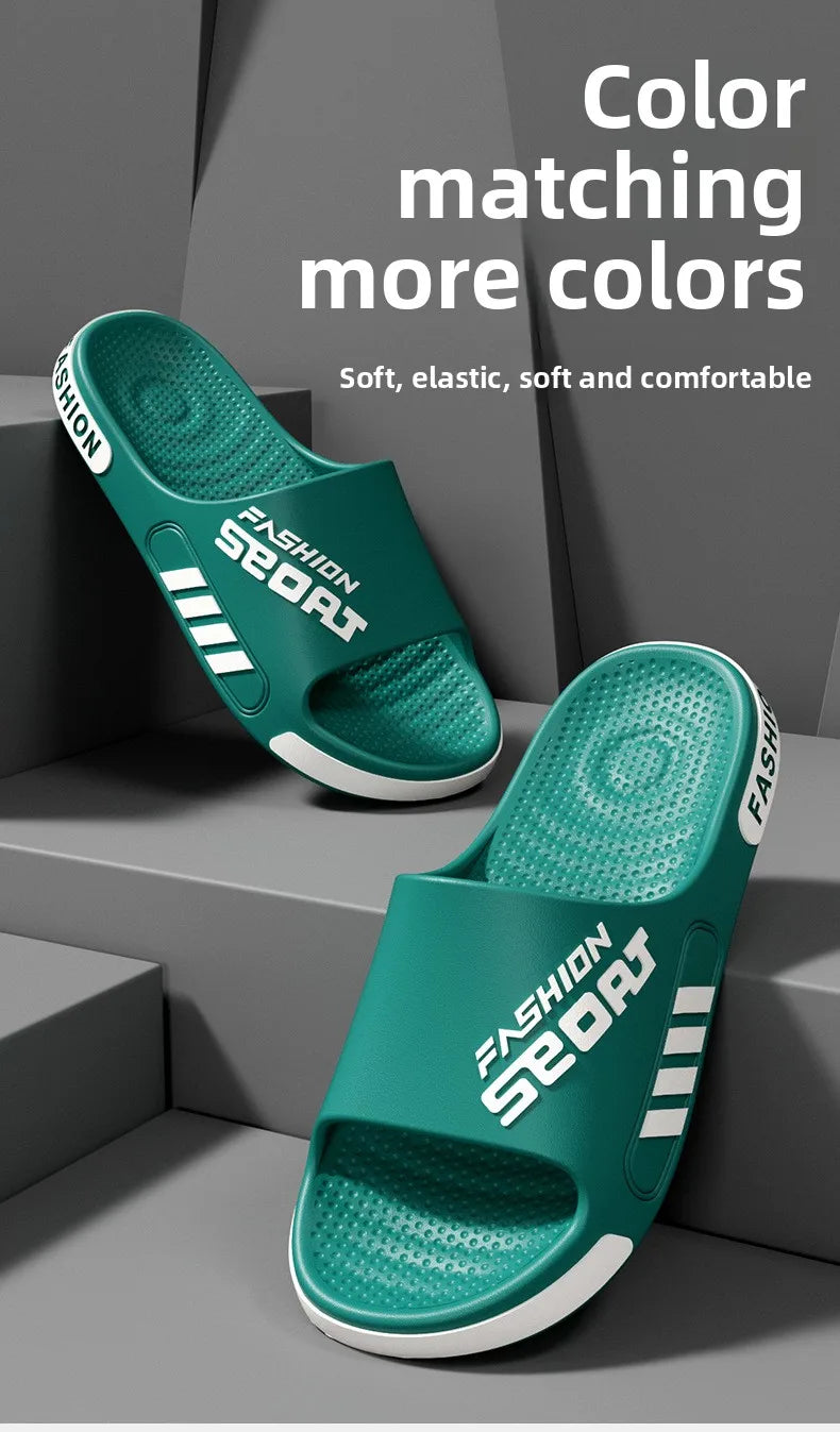 Summer Fashion Slippers For Men Sport Outdoor Sandals Bathroom Non-skid Indoor And Home Sandals For Women Couple Lovers Shoes