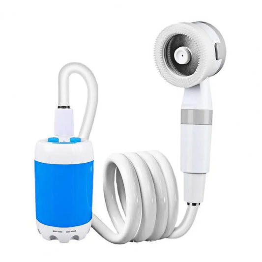 Portable Camping Shower Outdoor Camp Shower Pump,Upgrade Rechargeable Electric Shower Pump with Intelligent Digital Display