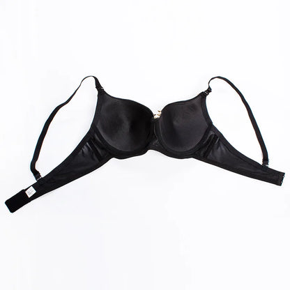 Black/Gold Rivets & Skeleton Hands Fashion Push Up Bras For Women Sexy Bralette Top y2k Goth Punk Bra Club Party Pole Dance Wear