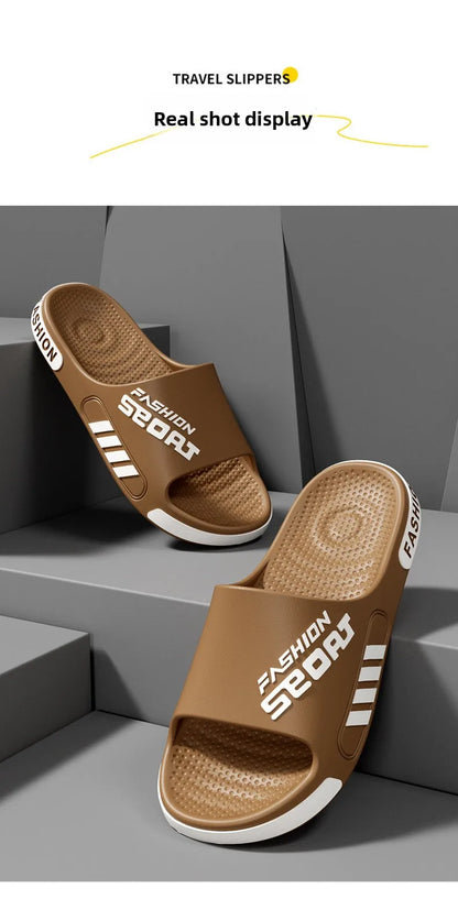 Summer Fashion Slippers For Men Sport Outdoor Sandals Bathroom Non-skid Indoor And Home Sandals For Women Couple Lovers Shoes