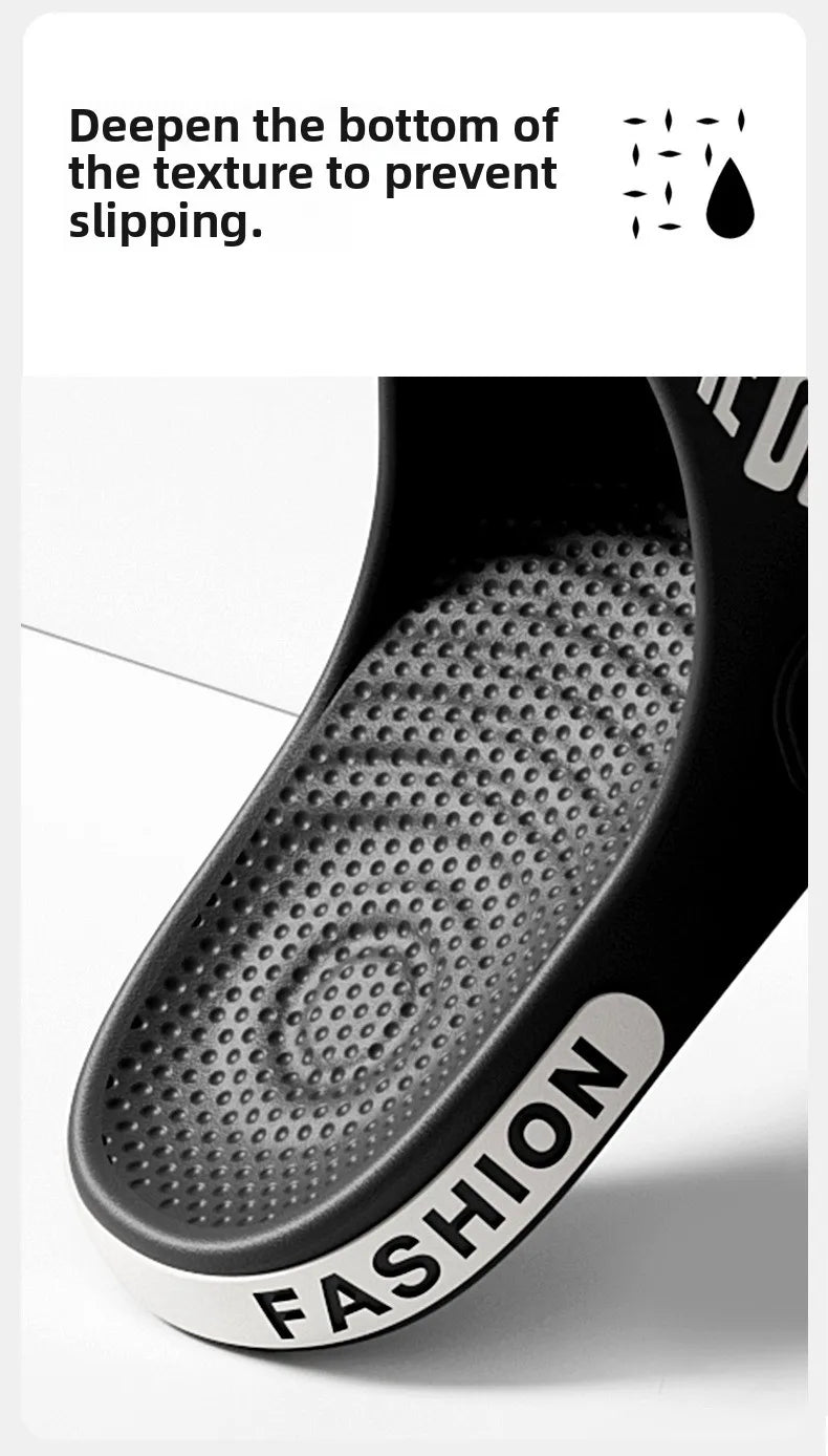 Summer Fashion Slippers For Men Sport Outdoor Sandals Bathroom Non-skid Indoor And Home Sandals For Women Couple Lovers Shoes