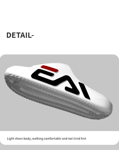 Extra-thick Sole Men Soft Air Cushion Casual Slippers EVA Sandals Fashion Flip Flops Outdoor Summer Seaside Beach Shoes