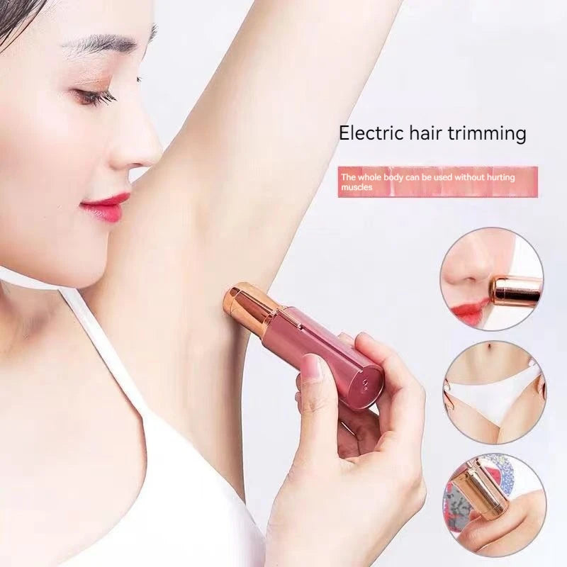 Beauty Instrument Electric Portable Shaver Lipstick Epilator Shaving Multifunctional Hair Removal Device