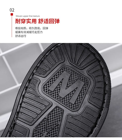 Men's Slippers Summer 2024 Beach Slippers High Quality Non-Slip Flip Flops Soft Sole Outdoor Indoor Slides Slippers Male