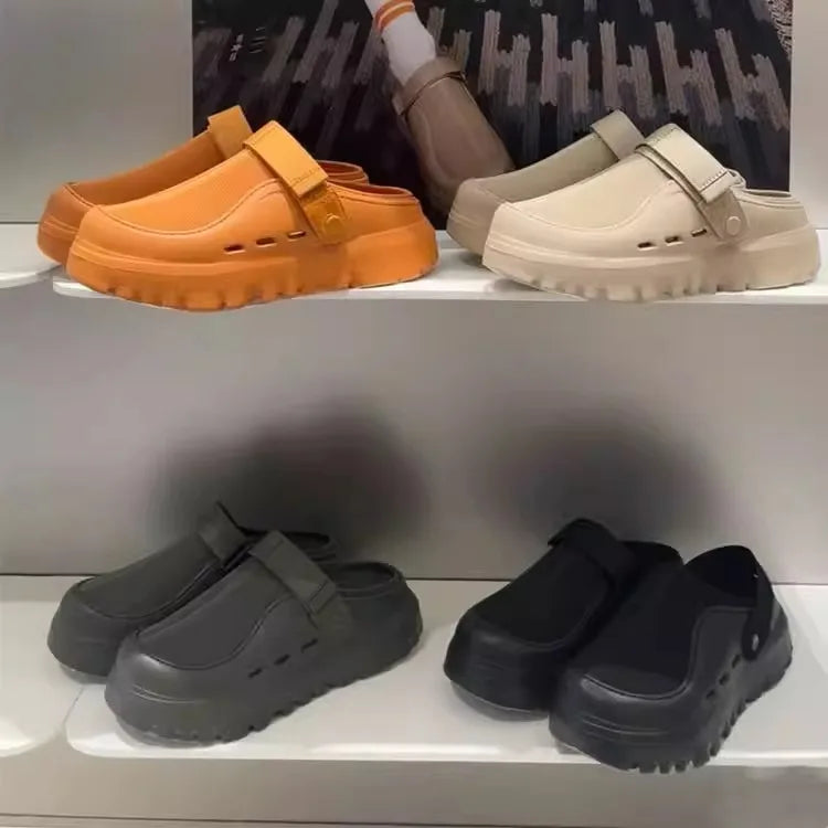 Comfortable Men Pool Sandals Summer Outdoor Beach Shoes Men Slip on Garden Clogs Casual Water Shower Slippers Unisex Zapatos