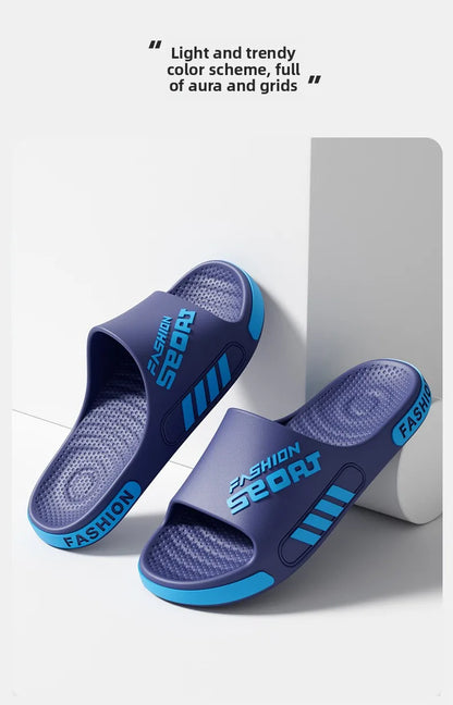 Summer Fashion Slippers For Men Sport Outdoor Sandals Bathroom Non-skid Indoor And Home Sandals For Women Couple Lovers Shoes