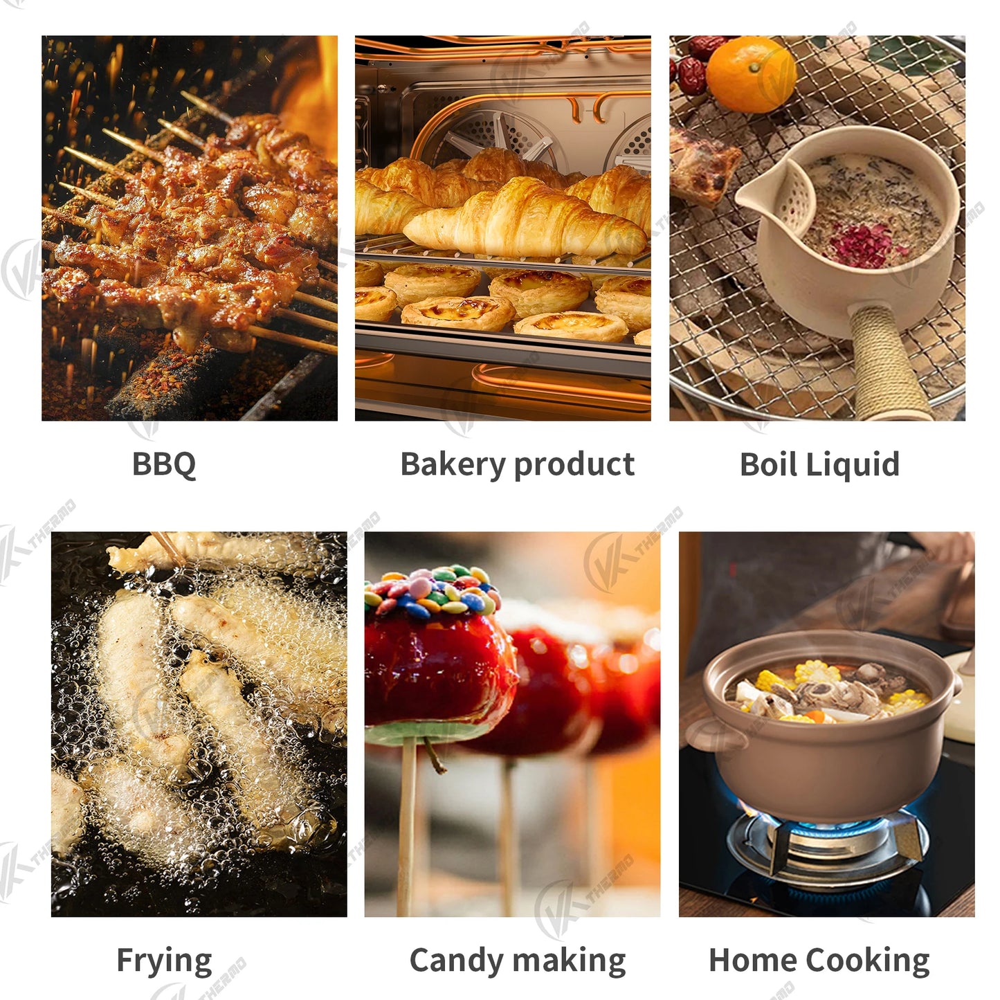 Digital kitchen thermometer, for meat, water, milk, food cooking, BBQ probe, electronic oven, kitchen tools