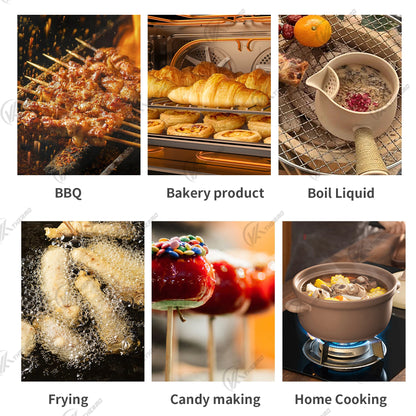 Digital kitchen thermometer, for meat, water, milk, food cooking, BBQ probe, electronic oven, kitchen tools