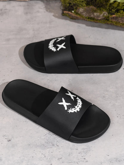 Men's Casual Slippers, Soft Soles, Comfortable Slip-Ons, Thick Soles, Wear-Resistant, Waterof, Non-Slip, Versatile Sandals