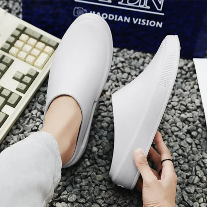 Classic Men's Solid EVA Summer Slippers High Quality Mens Casual Waterproof Shoes Men Slip-on Outdoor Slipper Man Beach Slides