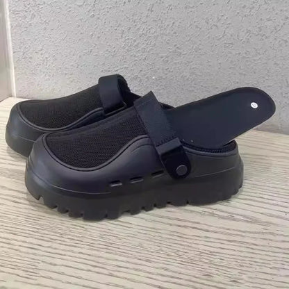 Comfortable Men Pool Sandals Summer Outdoor Beach Shoes Men Slip on Garden Clogs Casual Water Shower Slippers Unisex Zapatos