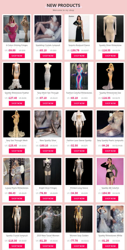 Sparkly Silver Crystals Leotard Sexy Mesh Club Outfit Celebrate Female Singer Dj Rhinestones Bodysuit Dance Costume Stage Wear