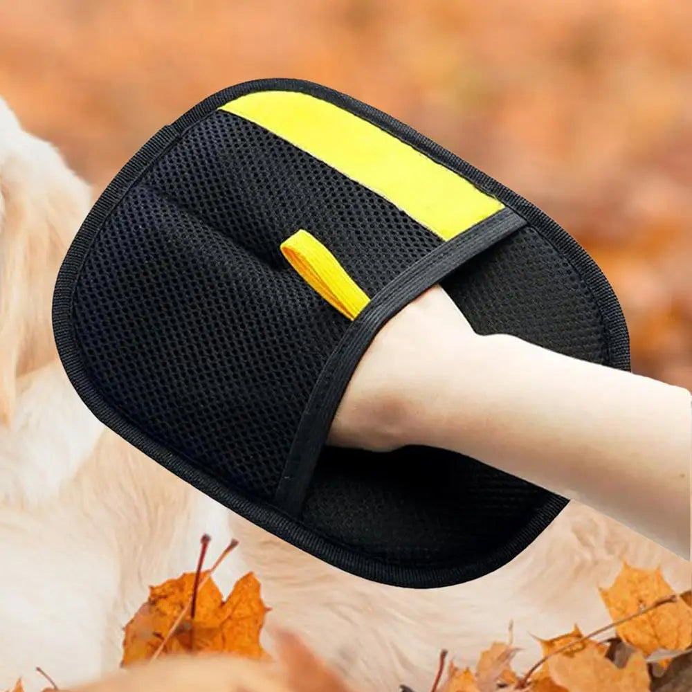 Pet Static Dedusting Brush Grooming Gloves Pet Hair Remover Brush Double-Sided Removing Dog Cat Hair Sofa Carpet Clothes